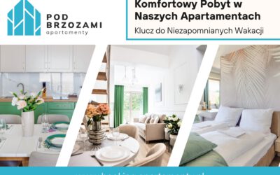 Komfortowy pobyt w apartamentach Pod Brzozami